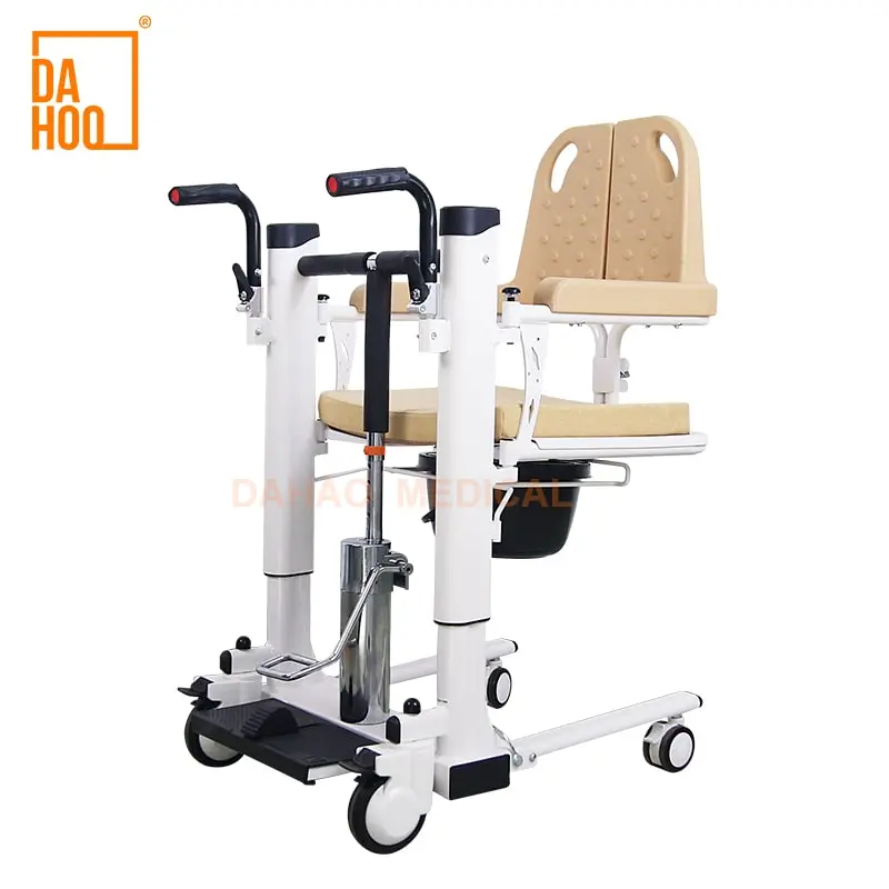 Can a patient lift transfer chair work without batteries?