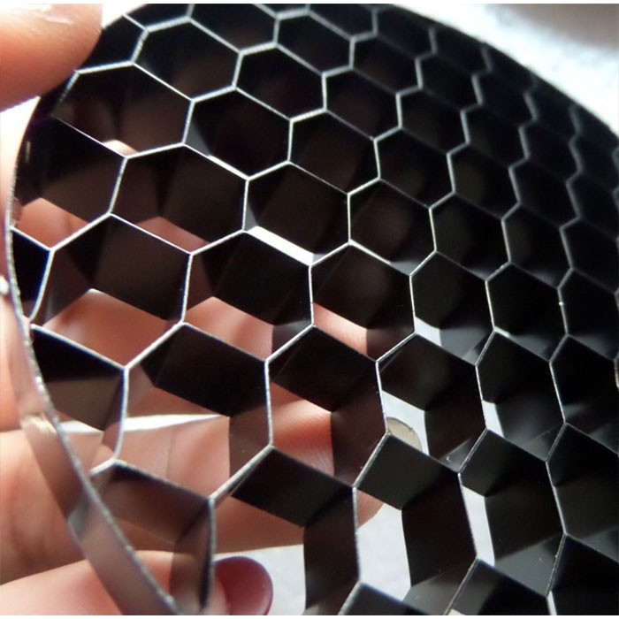 black honeycomb grid mesh for lighting