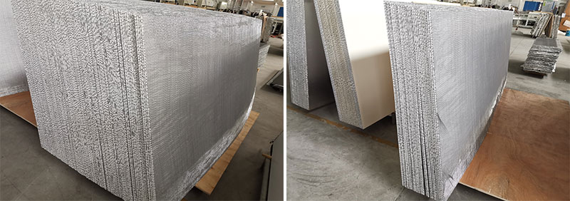 aluminum honeycomb panel for composite