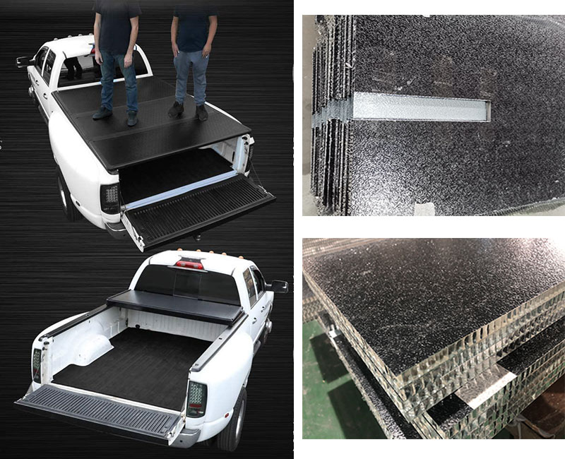 honeycomb panel for tri folding hard truck bed
