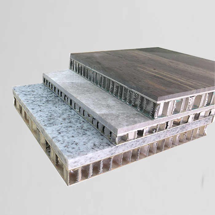 Легкая каменная сотовая панель Мрамор/гранит