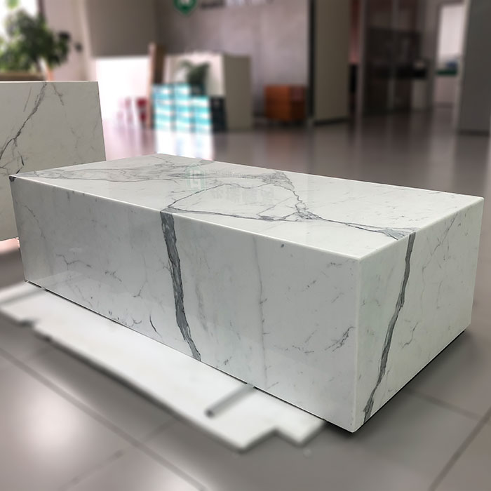 Modern coffee table marble honeycomb furniture