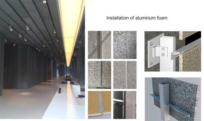 aluminium foam for facade