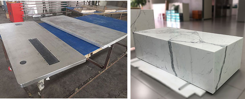 aluminium table top