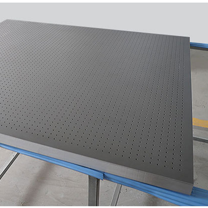 mesa de vácuo de alumínio de alta planaridade e desempenho