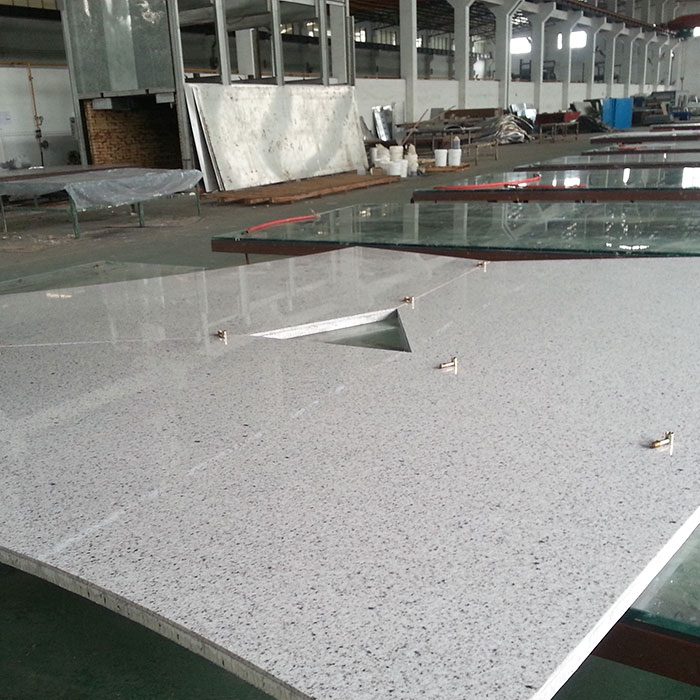 Special shaped combination stone honeycomb panels for dining table top