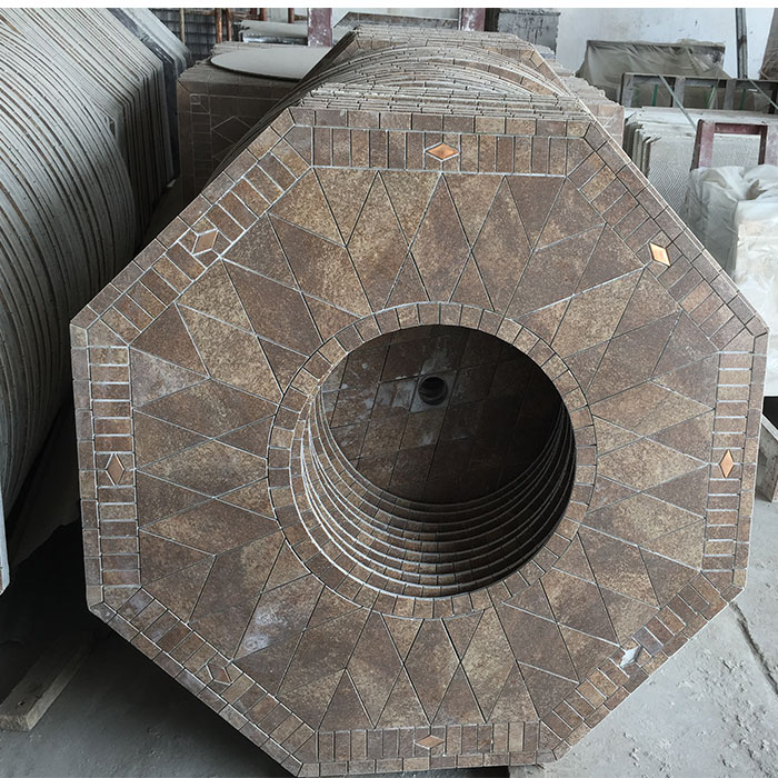 Китай Комбинированные каменные сотовые панели специальной формы для столешницы обеденного стола., производитель