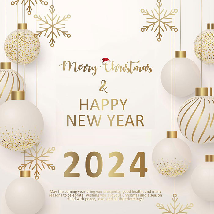 Merry Christmas& Happy New Year 2024