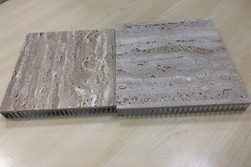 travertine honeycomb panel