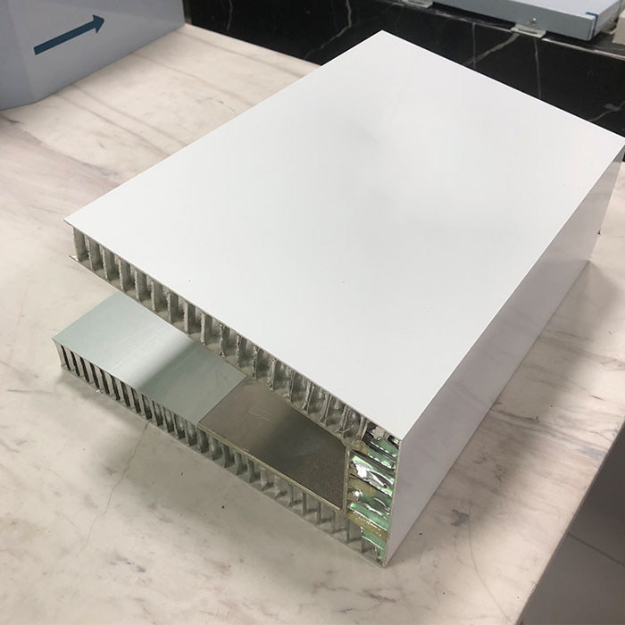 Aluminium Honeycomb Panels used for construction cladding