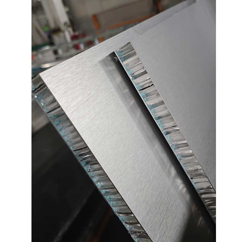 Brushed surface aluminum honeycomb wall panels for sales