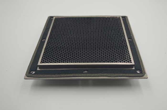 Honeycomb ventilation waveguide panel