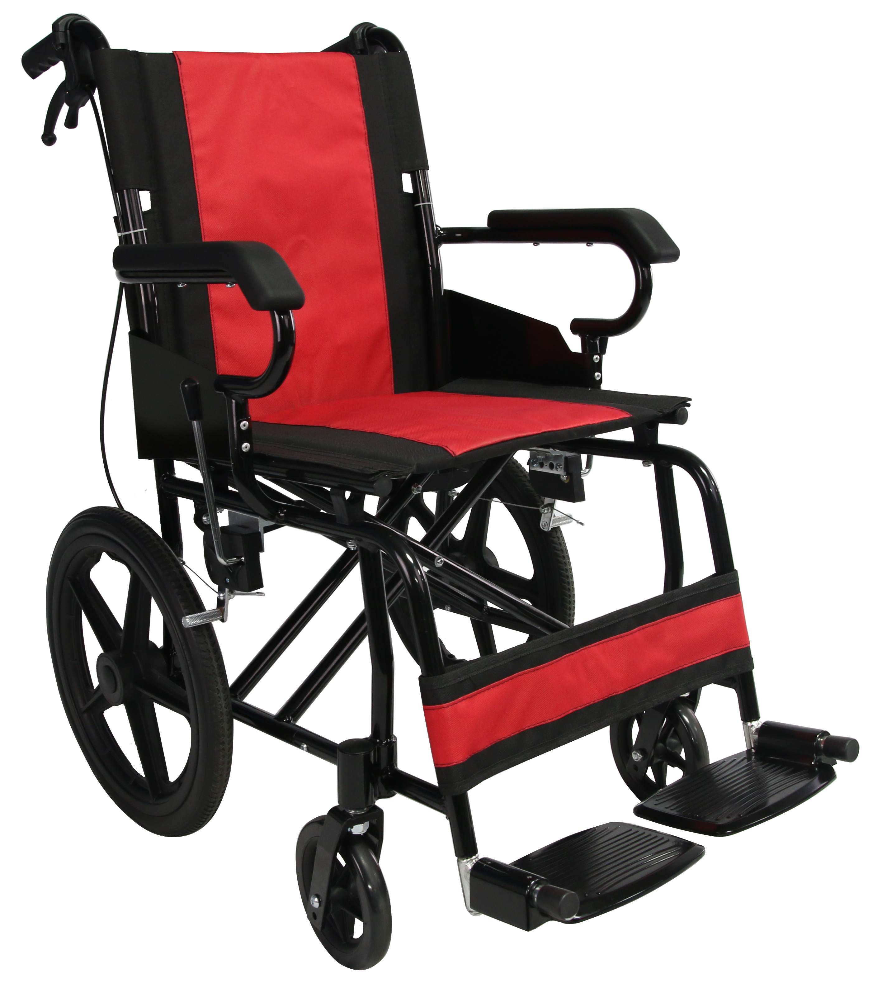 Aluminium Foldable Portable Transit Wheelchair