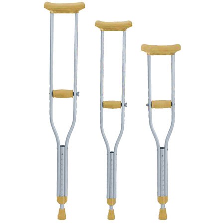 身体障害者用高さ調節可能な松葉杖