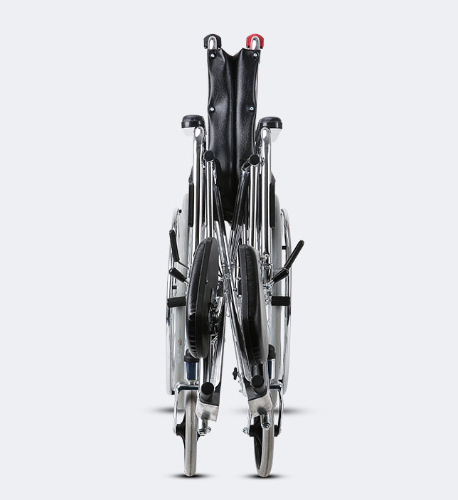 Hospital Portable Steel Self Propel Wheelchair