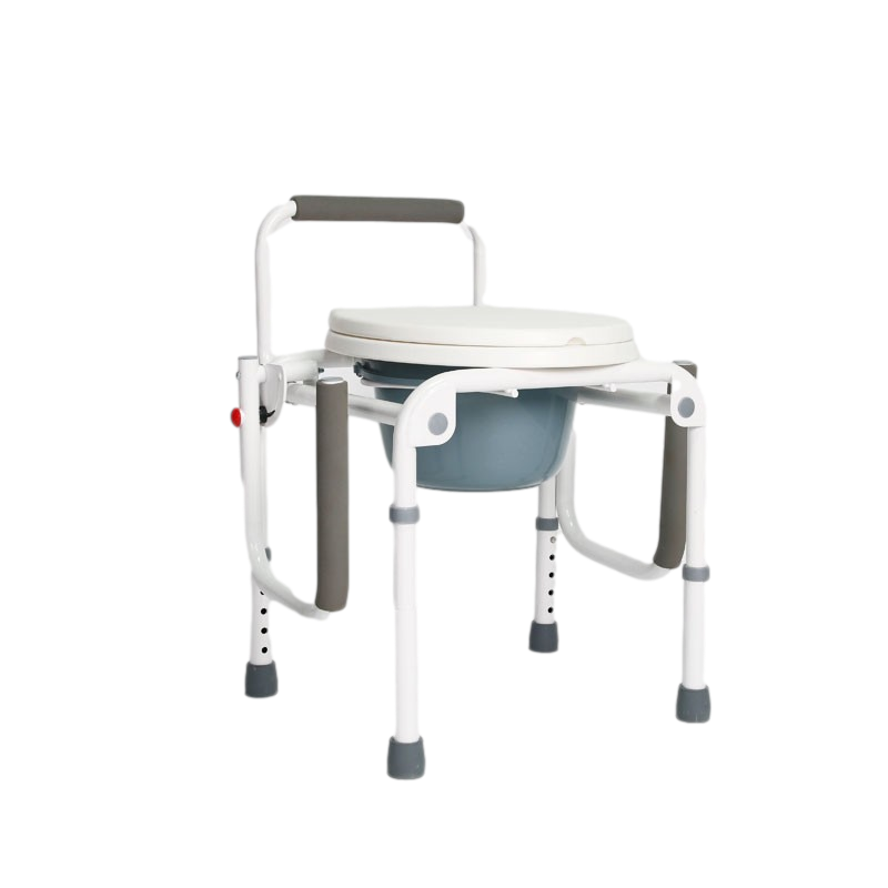 Bedside Height Adjustable Commode With Arm