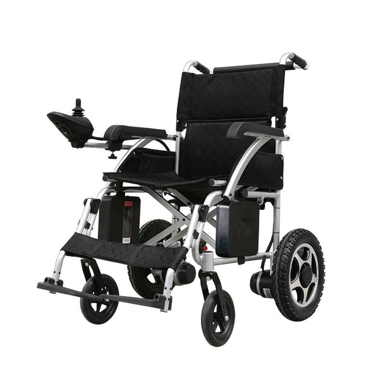 Fauteuil roulant électrique haut de gamme en aluminium pour personnes âgées