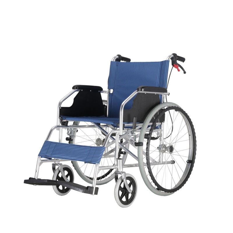 Fold Up Aluminium Light Weight Frame Manual Wheelchair
