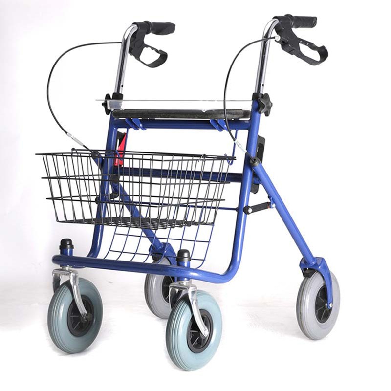 Déambulateur déambulateur pliable à 4 roues