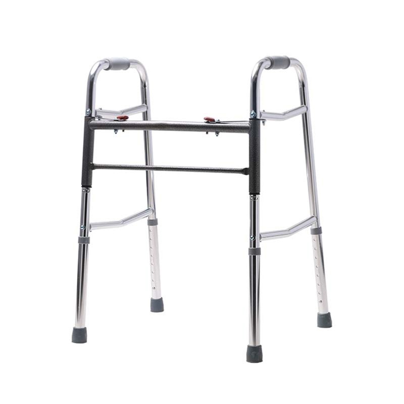 Aluminium Heavy Duty Frame Two-button Folding Walking Frame