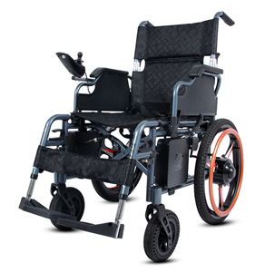 Cadeira de rodas elétrica portátil dobrável e leve