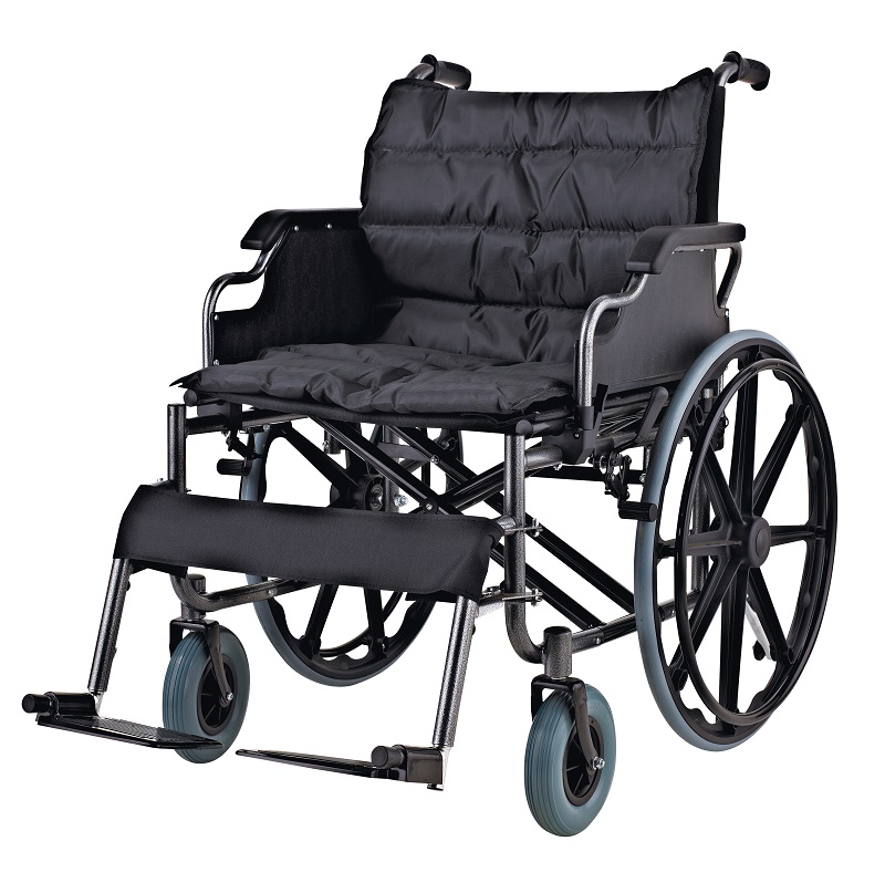 Инвалидная коляска с ручным управлением из бариатрической стали Basic
