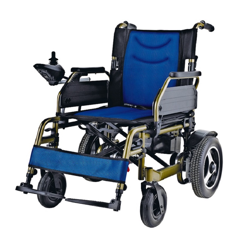 Компактний електричний інвалідний візок для важких умов експлуатації