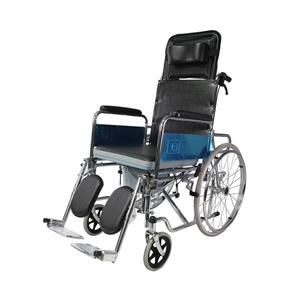 Складна інвалідна коляска з високою спинкою