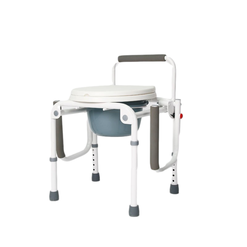 Bedside Height Adjustable Commode With Arm
