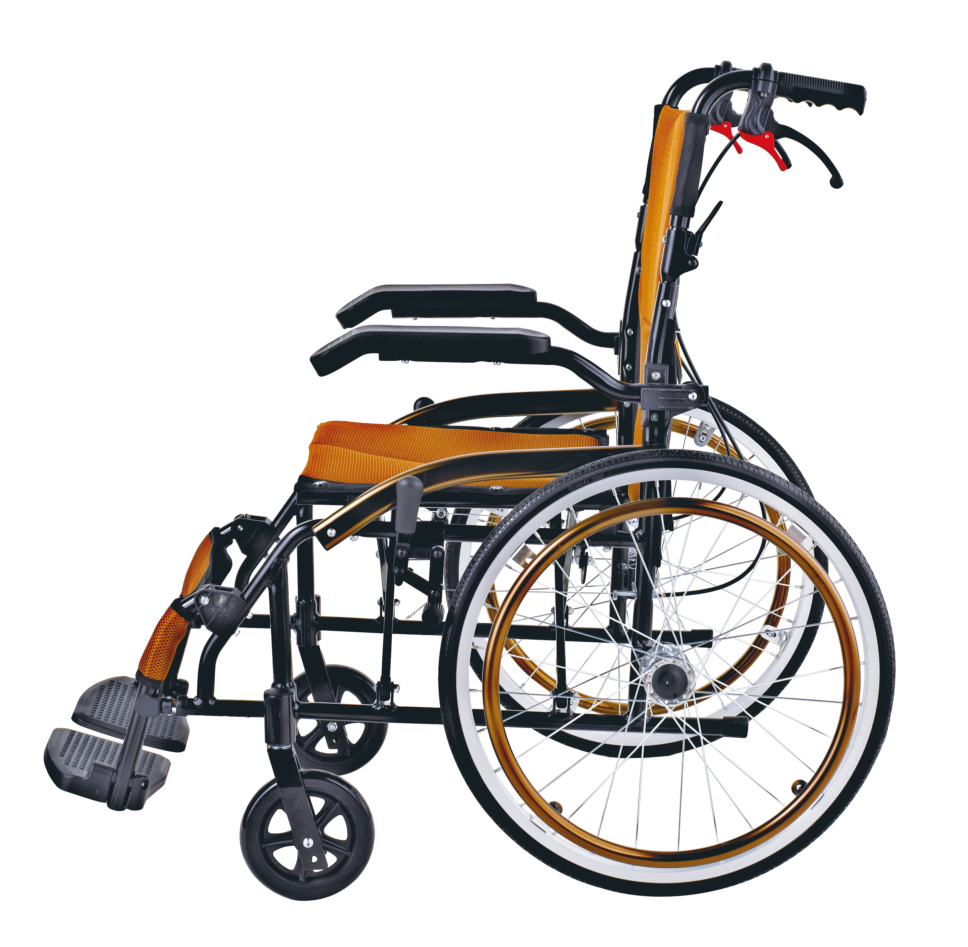Aluminium Portable Folding Wheelchair