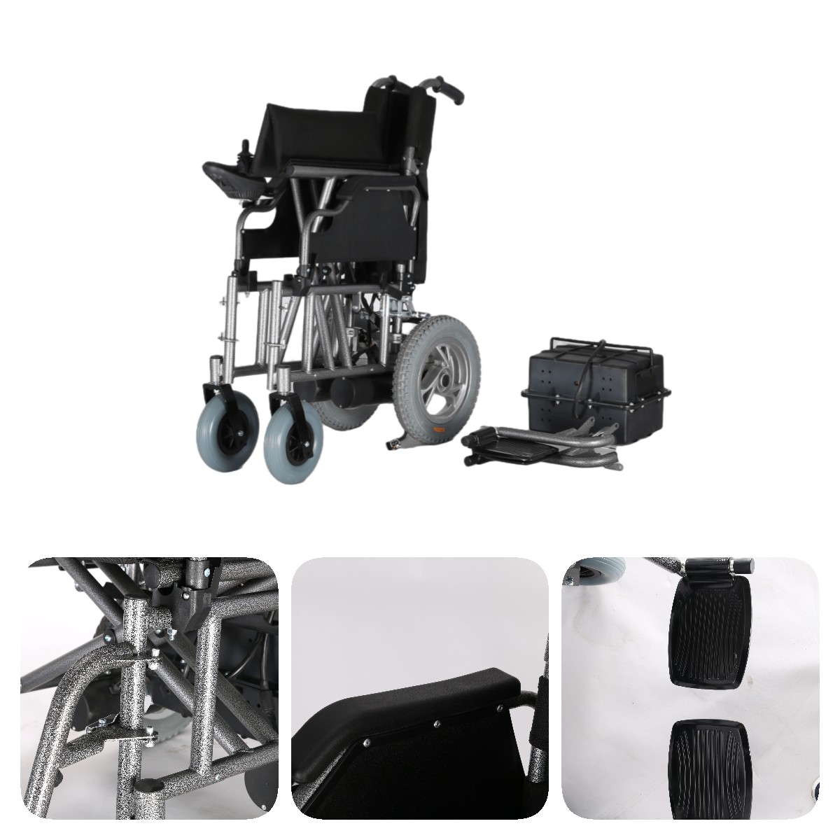 steel electric wheelchair