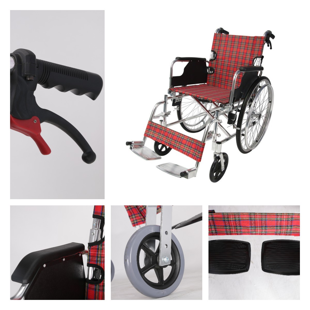 aluminium manual wheelchair for disabled