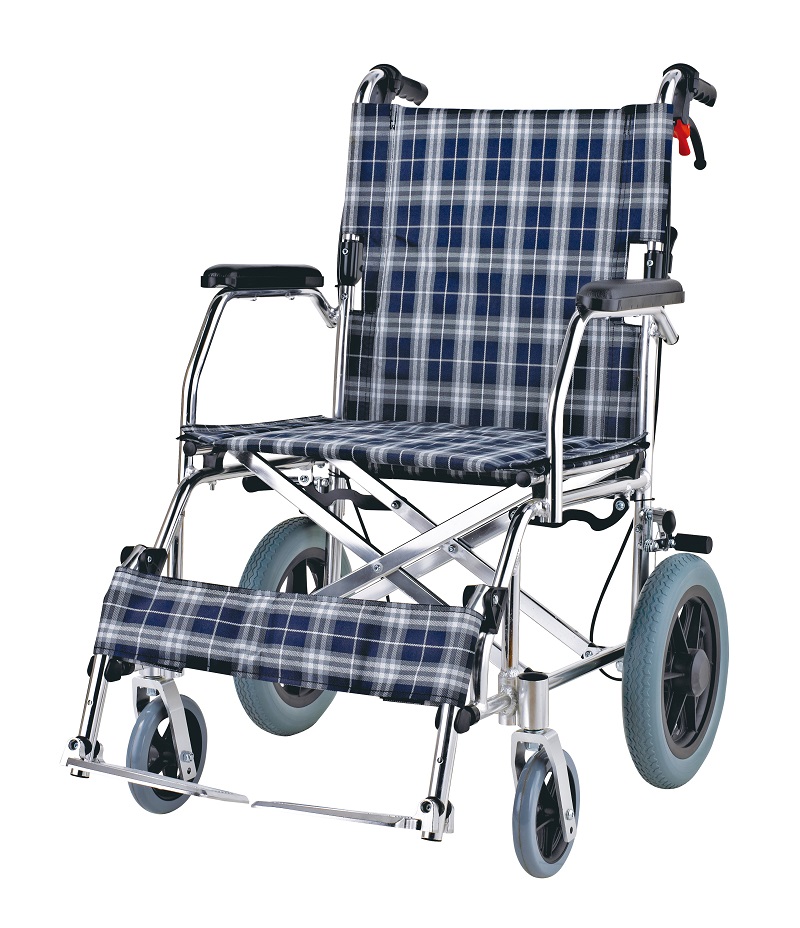 Cadeira de rodas leve de alumínio para transporte