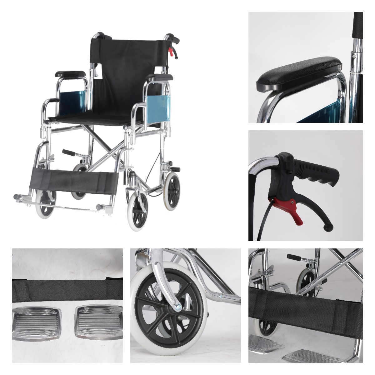 steel transit wheelchair
