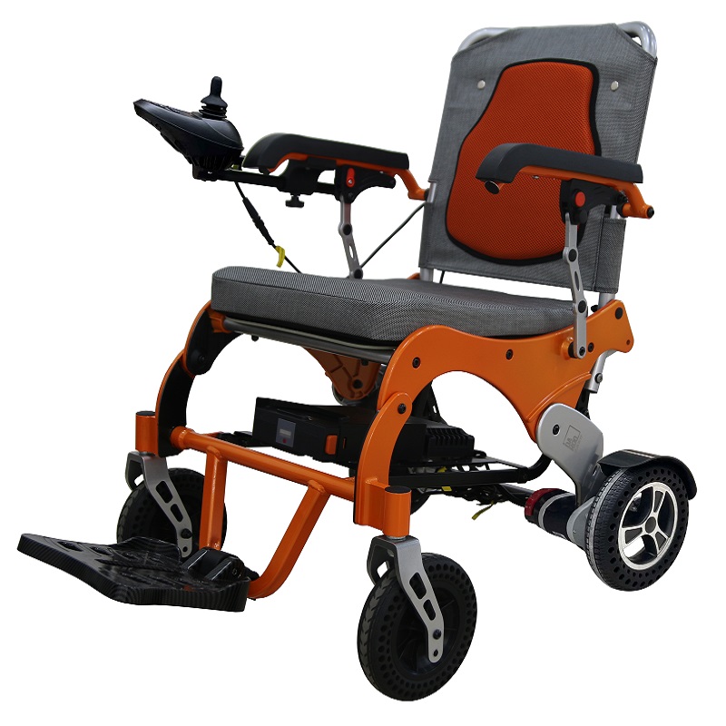 Cadeira de rodas elétrica compacta de novo design