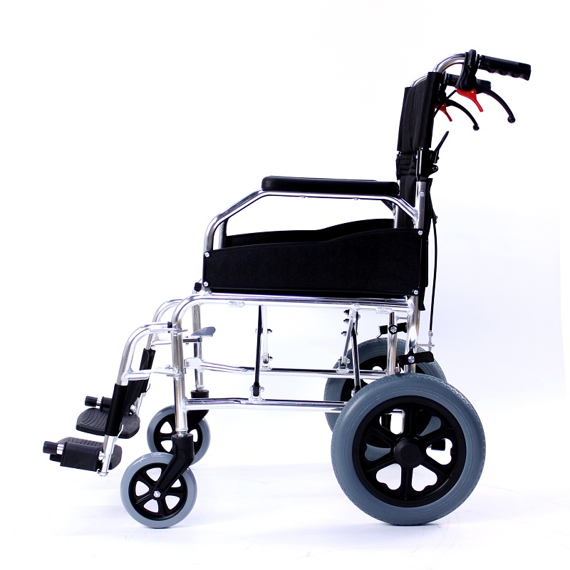 Китай Медицинская легкая складная транзитная инвалидная коляска, производитель
