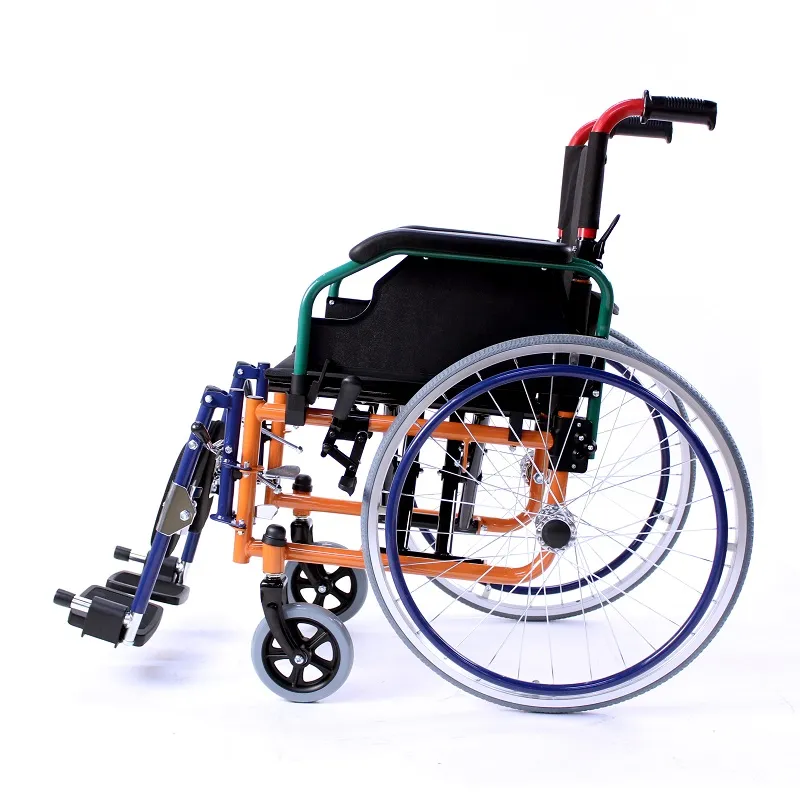 Medical Steel Foldable Pediatric Wheelchair