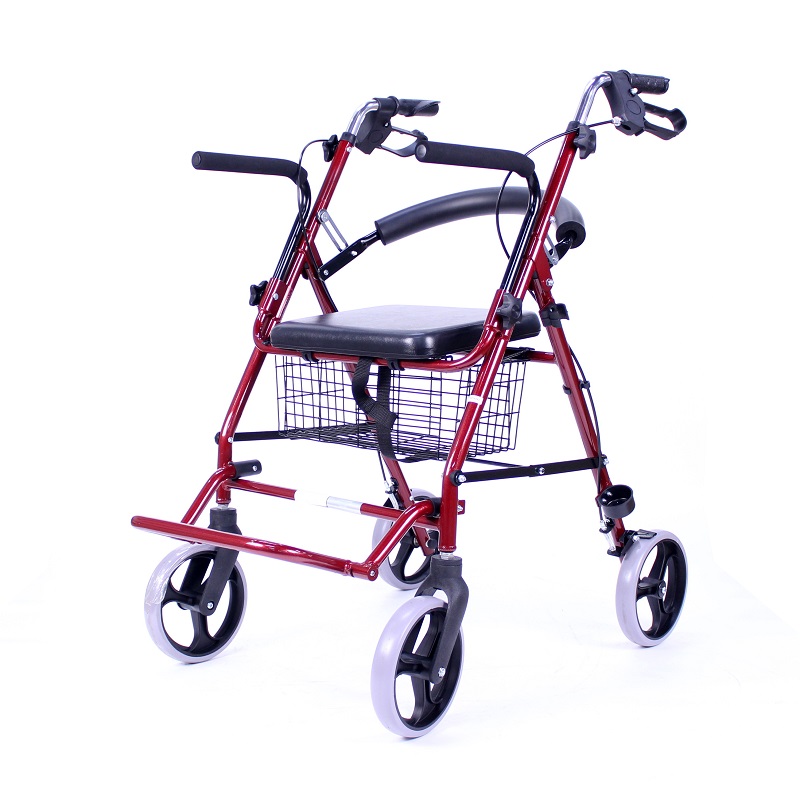 Fournitures de thérapie de réadaptation Fabricant de fauteuils roulants déambulateur déambulateur pliant