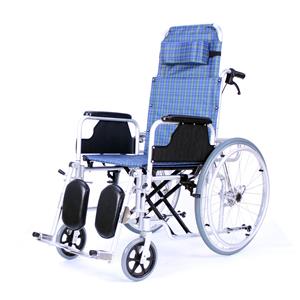 리클라이닝 하이백 알루미늄 수동 휠체어