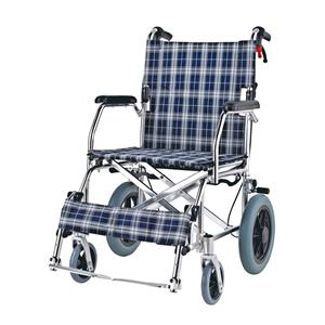 Cadeira de rodas de transporte leve de alumínio
