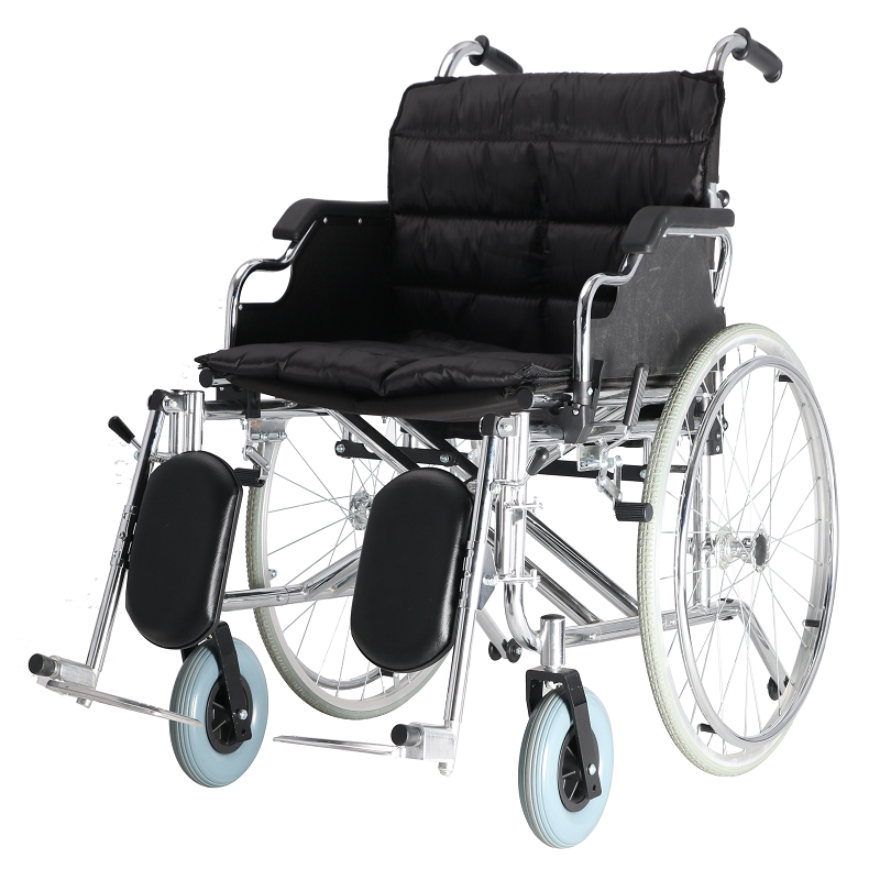 Equipamento de reabilitação médica Cadeira de rodas de aço com novo design de alta qualidade, cadeira de rodas personalizada