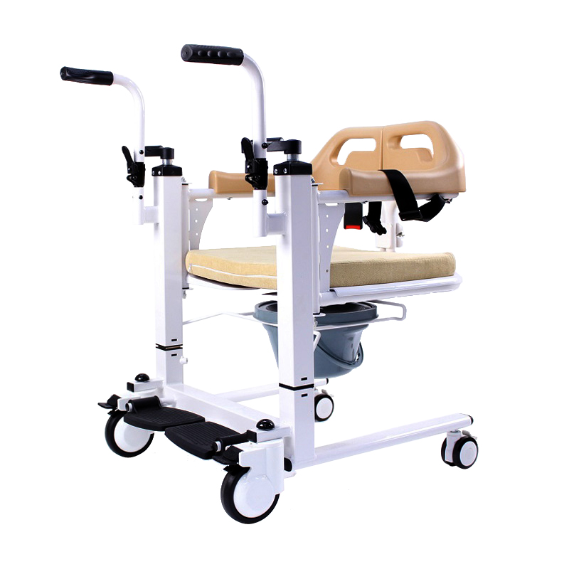 Produits les plus vendus 2023 Fournitures de thérapie de réadaptation Ascenseur de patient Chaise de transfert de toilette Chaise de transfert de patient