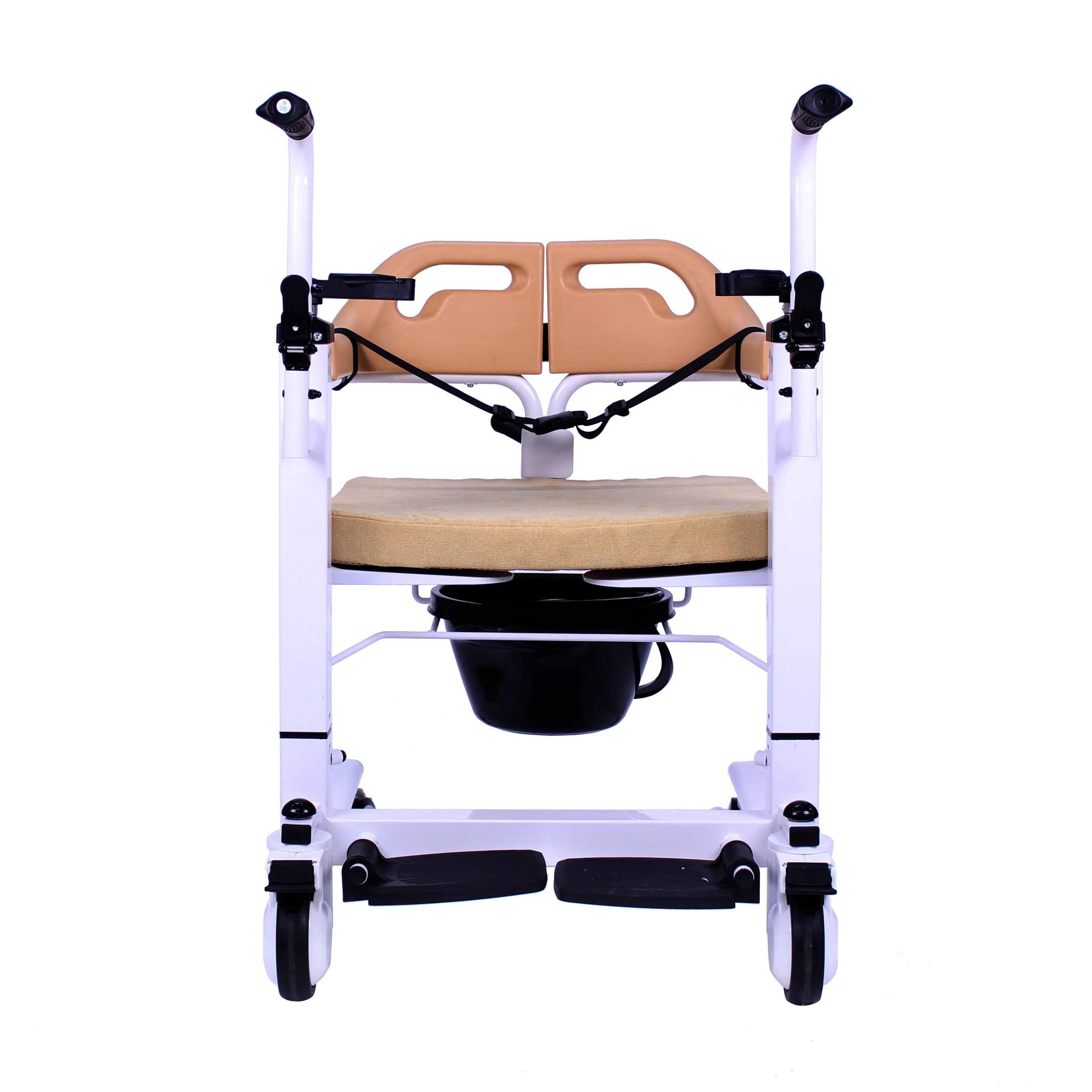 Produits les plus vendus 2023 Fournitures de thérapie de réadaptation Ascenseur de patient Chaise de transfert de toilette Chaise de transfert de patient