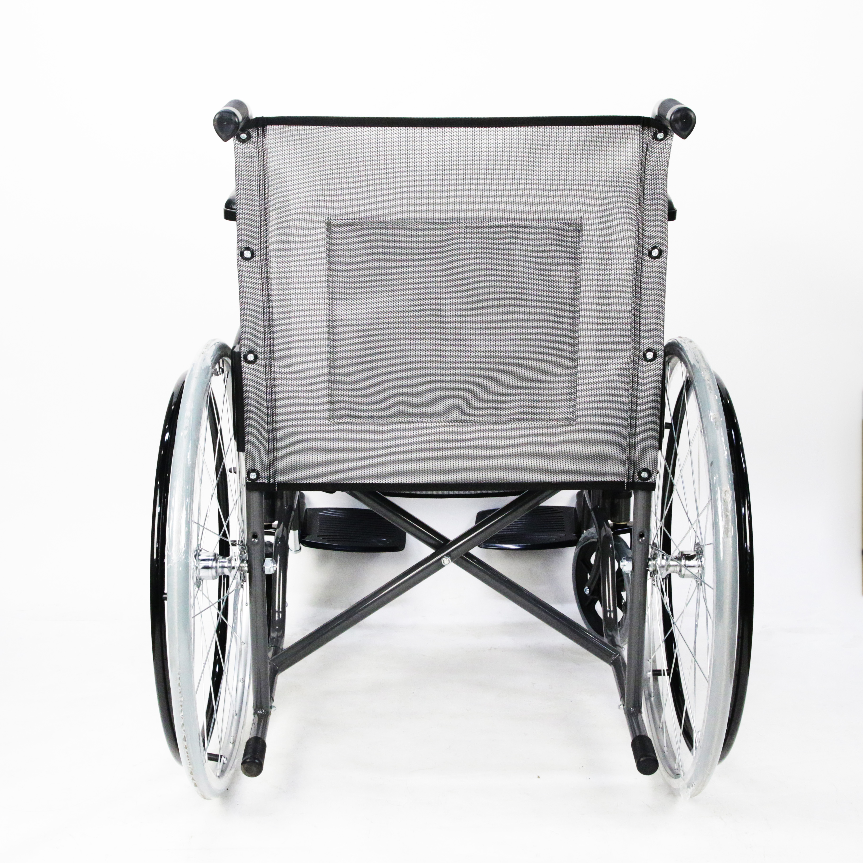 Breathable teslin nylon mesh wheelchair price list Portable and foldable manual wheelchair