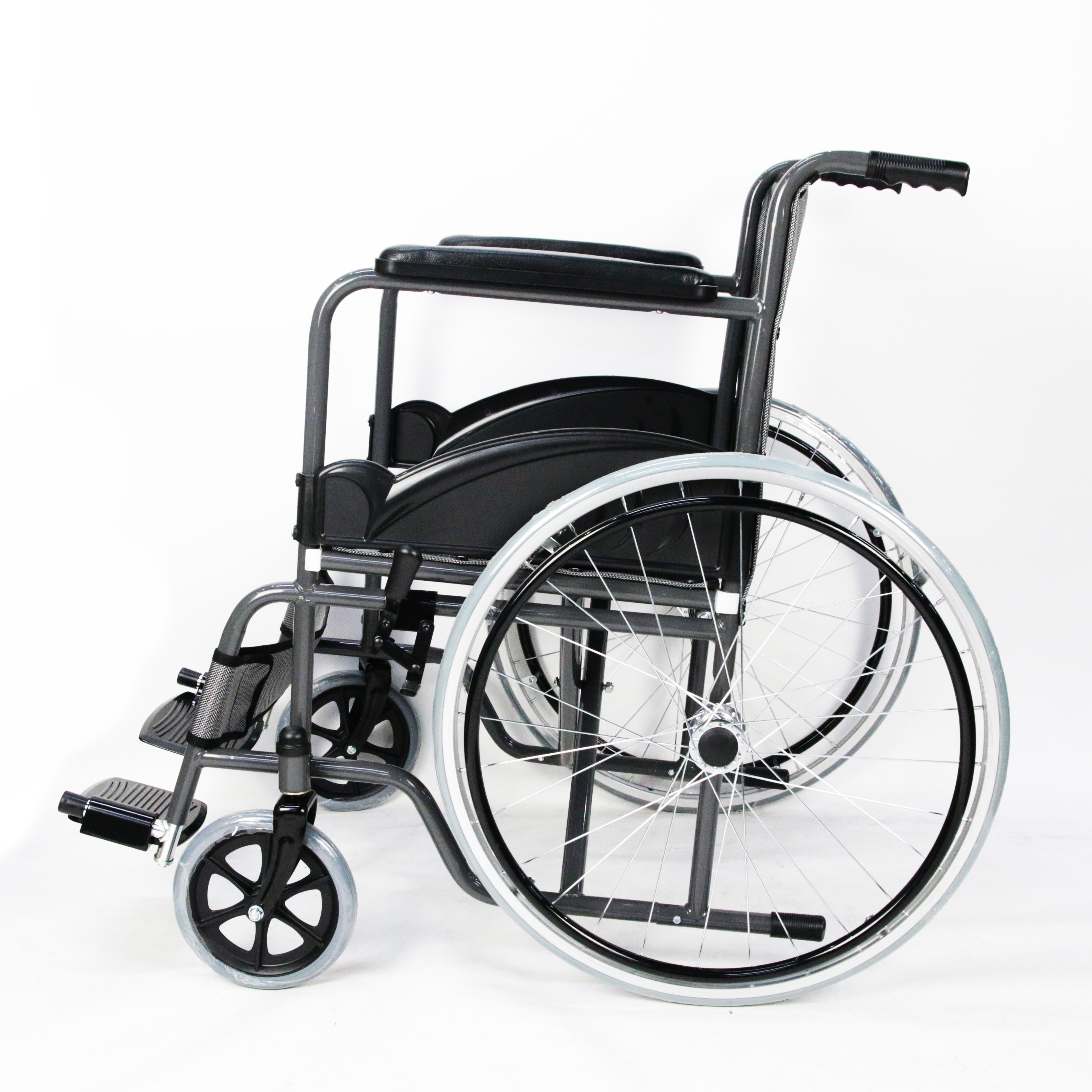 Breathable teslin nylon mesh wheelchair price list Portable and foldable manual wheelchair