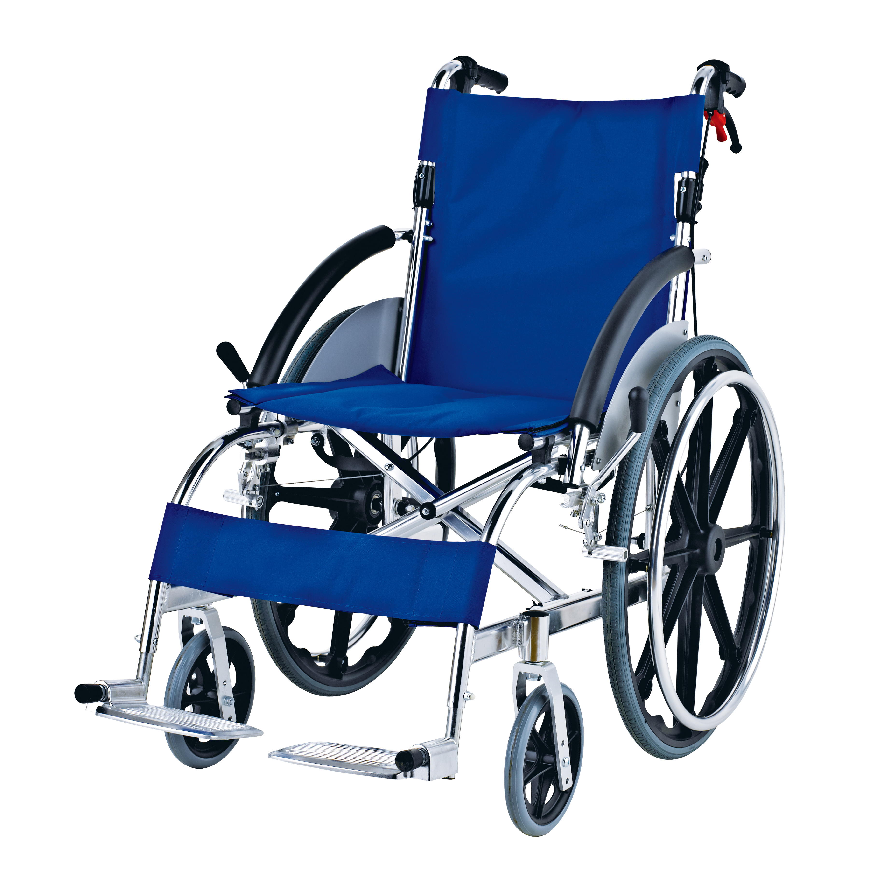 Алюмінієва інвалідна коляска з ручним приводом