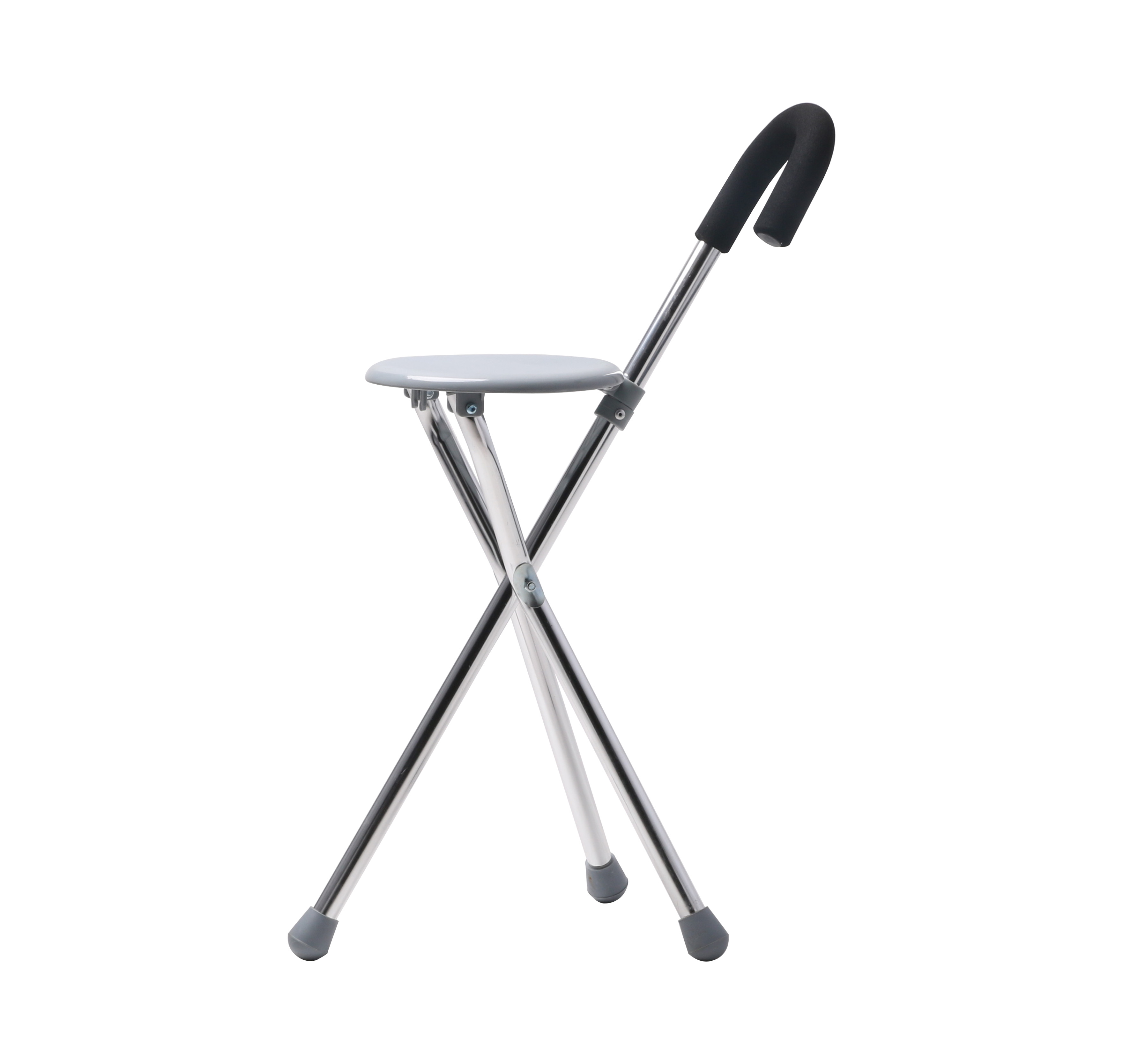 adjustable elderly aluminium alloy walking stick with seat