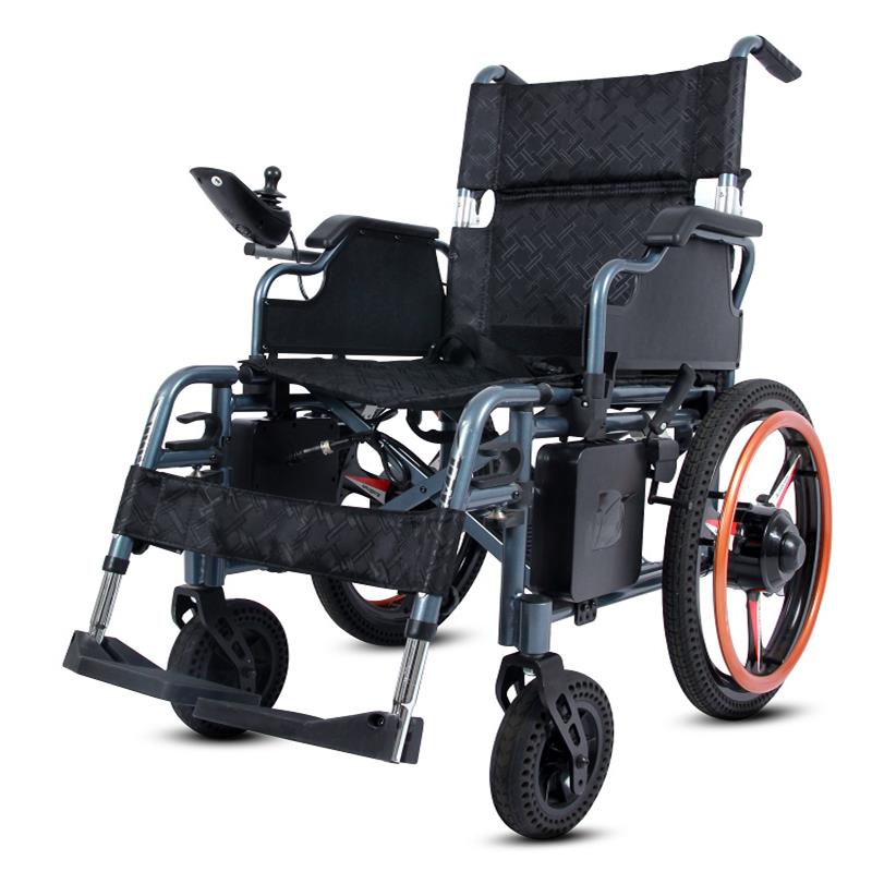 Fauteuil roulant électrique léger pliable portable