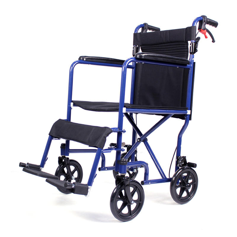 Equipo de fisioterapia, silla de ruedas manual ligera de calidad del fabricante de fábrica para discapacitados