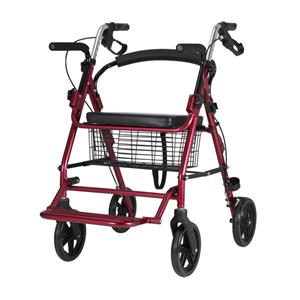 高齢者の歩行補助車椅子に最適補助手すりと補助足折りたたみ式歩行器